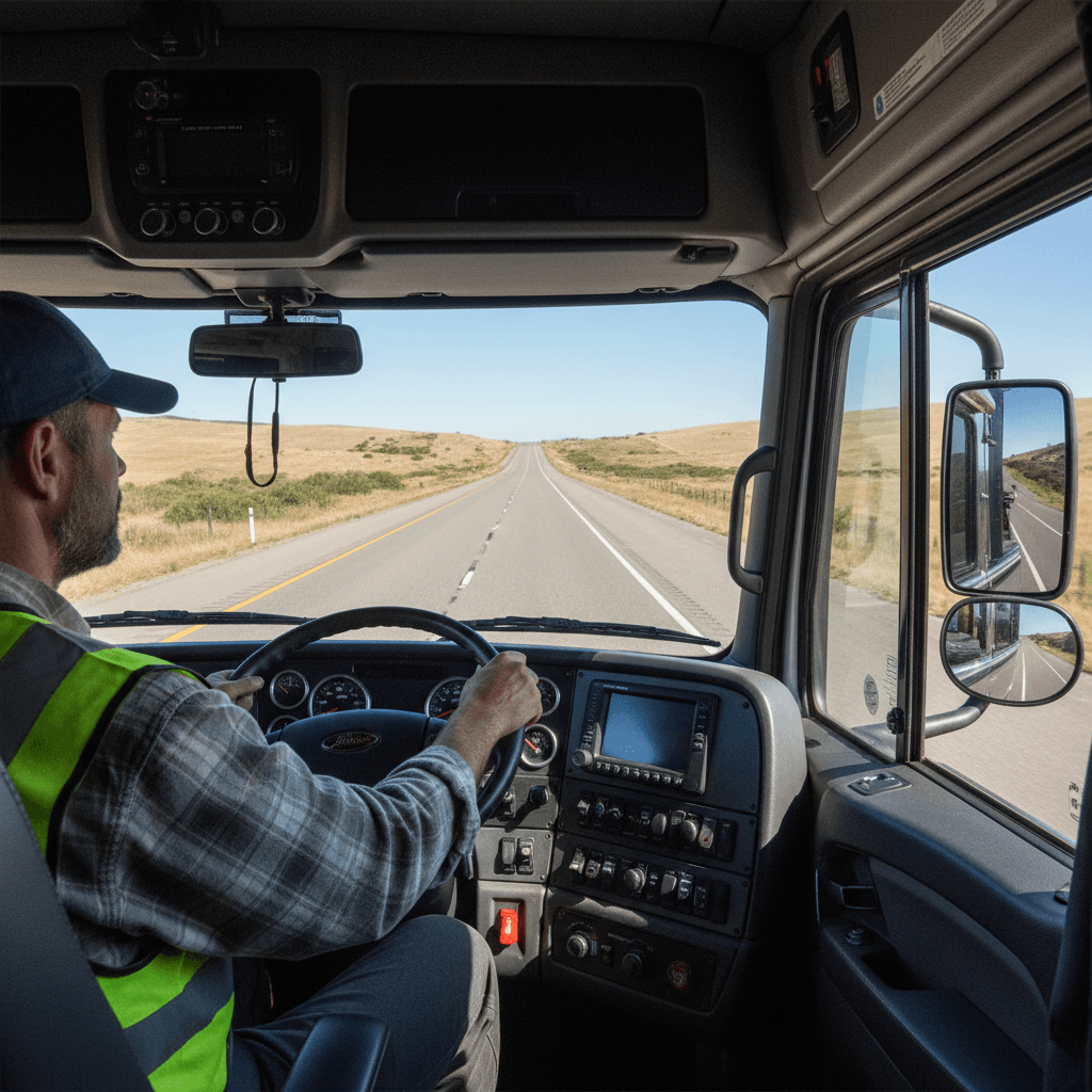 MIRATRANS truck on highway